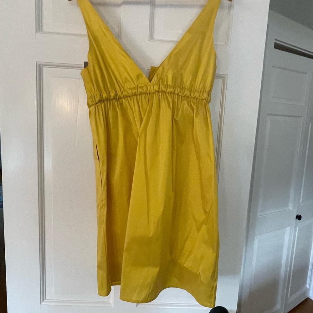J Crew yellow dress NWT